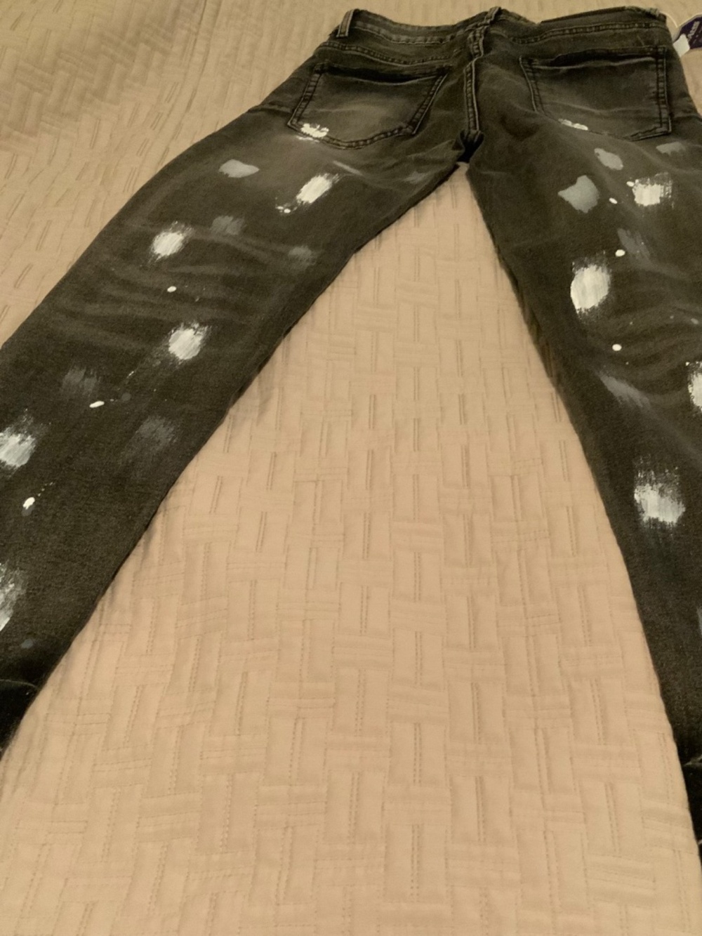 Inspired-Purple-inspired Brand Black Jeans